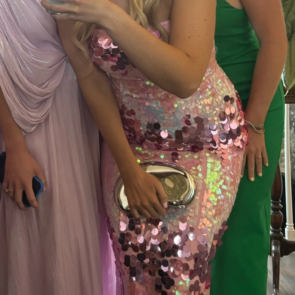 MAJORELLE Yasmina Pink Sequin Maxi Dress - Picture 4 of 7